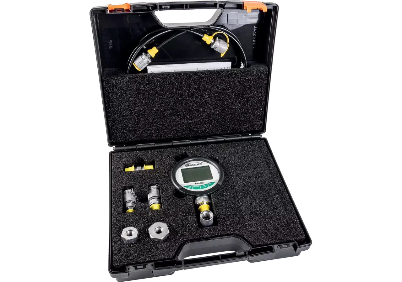 Digitalmanometer Box 400 bar im Set STAUFF