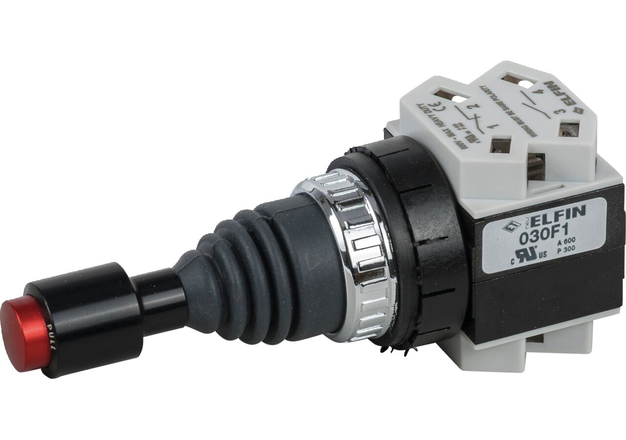 Joystick 2-Stellungen mit Sicherheitsverriegelung 2x Federrückzug CE GartenShop24