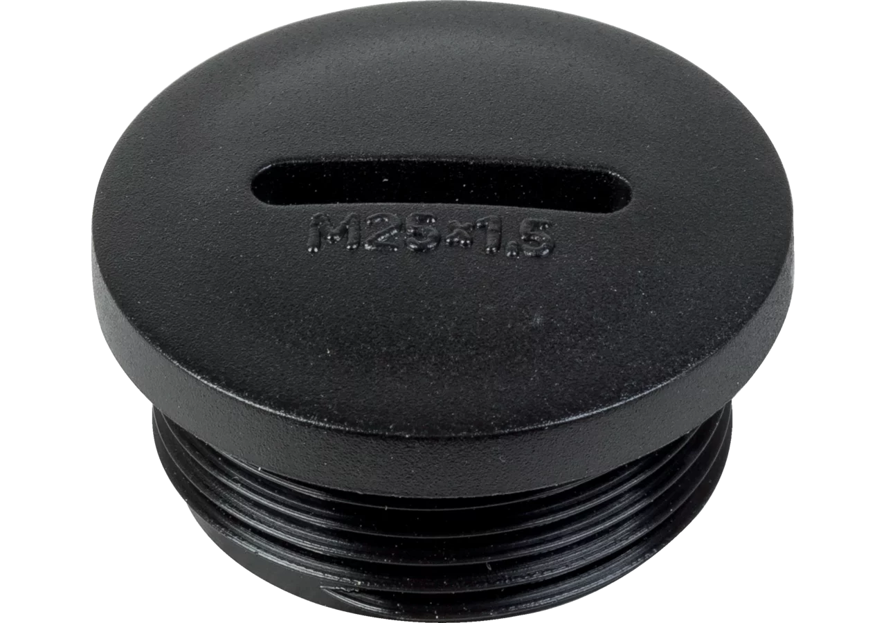Lochstopfen schwarz M25 x 1,5 GartenShop24 - Hochwertige Gartengeräte