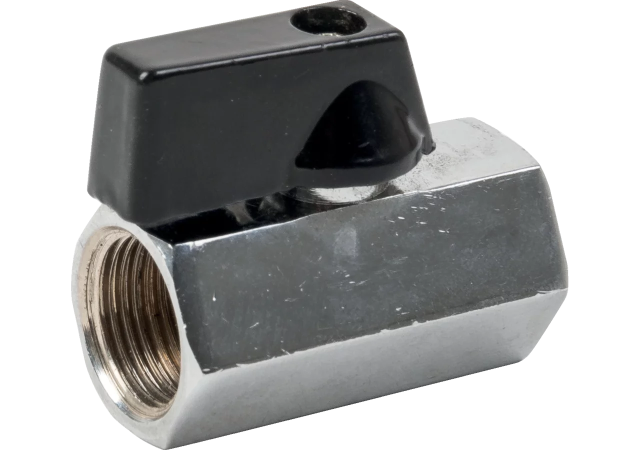 Mini-Kugelhahn 3/8" IG/IG, 10 bar Messing GartenShop24