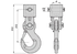 Lasthaken Bohrung 49,5 mm, Bolzen 25 mm Finn-Rotor