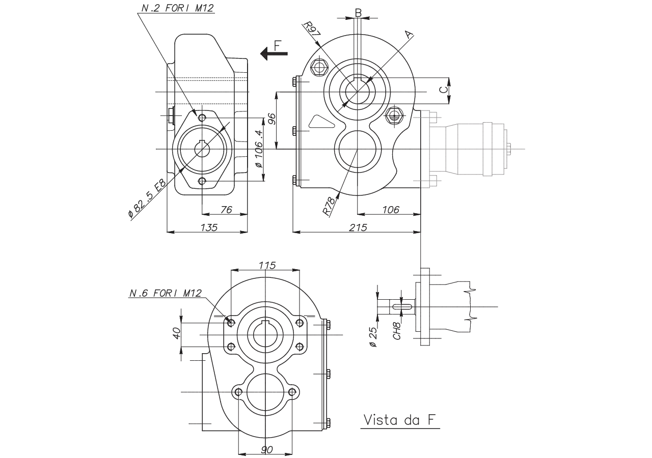 Getriebe RT160 8,4:1 Dm35 GartenShop24 - Hochwertige Gartengeräte