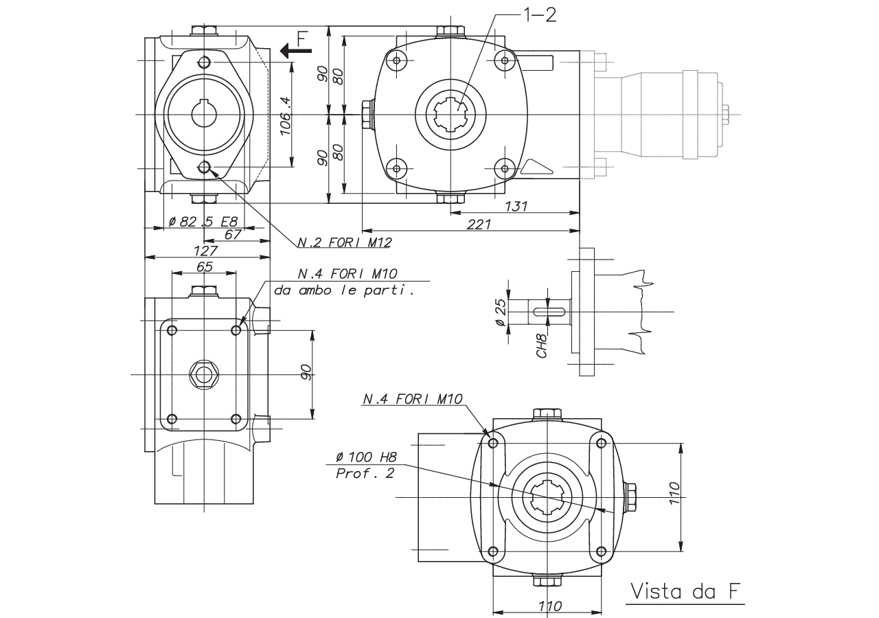 Getriebe RT90 3,1:1 1 3/8 6Z GartenShop24 - Hochwertige Gartengeräte