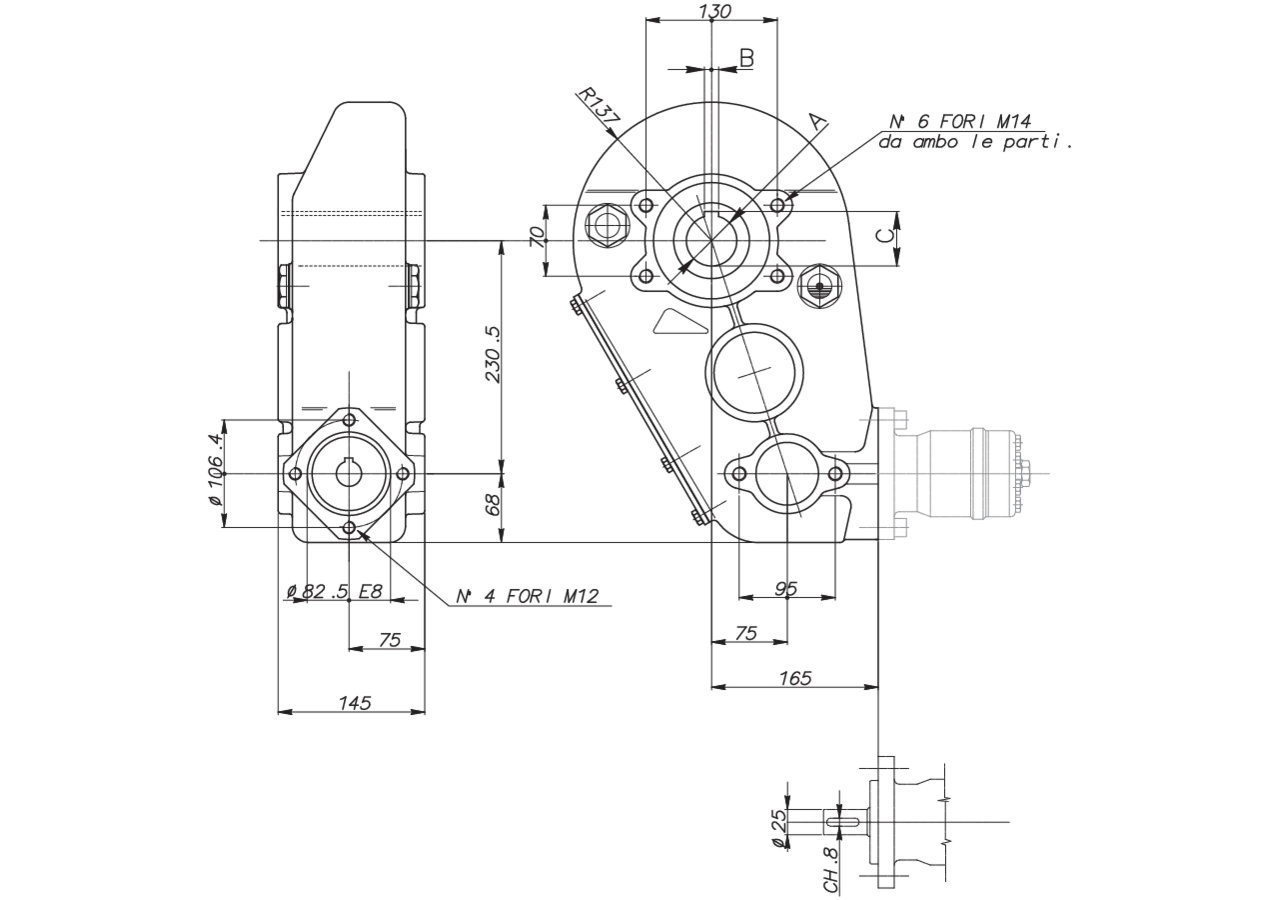 Getriebe RT350 31,4:1 Dm 50 GartenShop24 - Hochwertige Gartengeräte