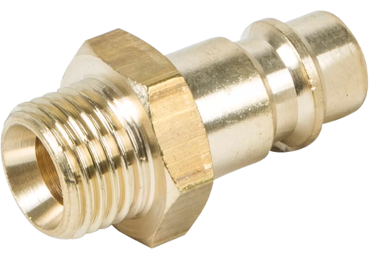Stecknippel NW 7,2 / AG 3/8 EURO Messing GartenShop24 - Hochwertige Gartengeräte