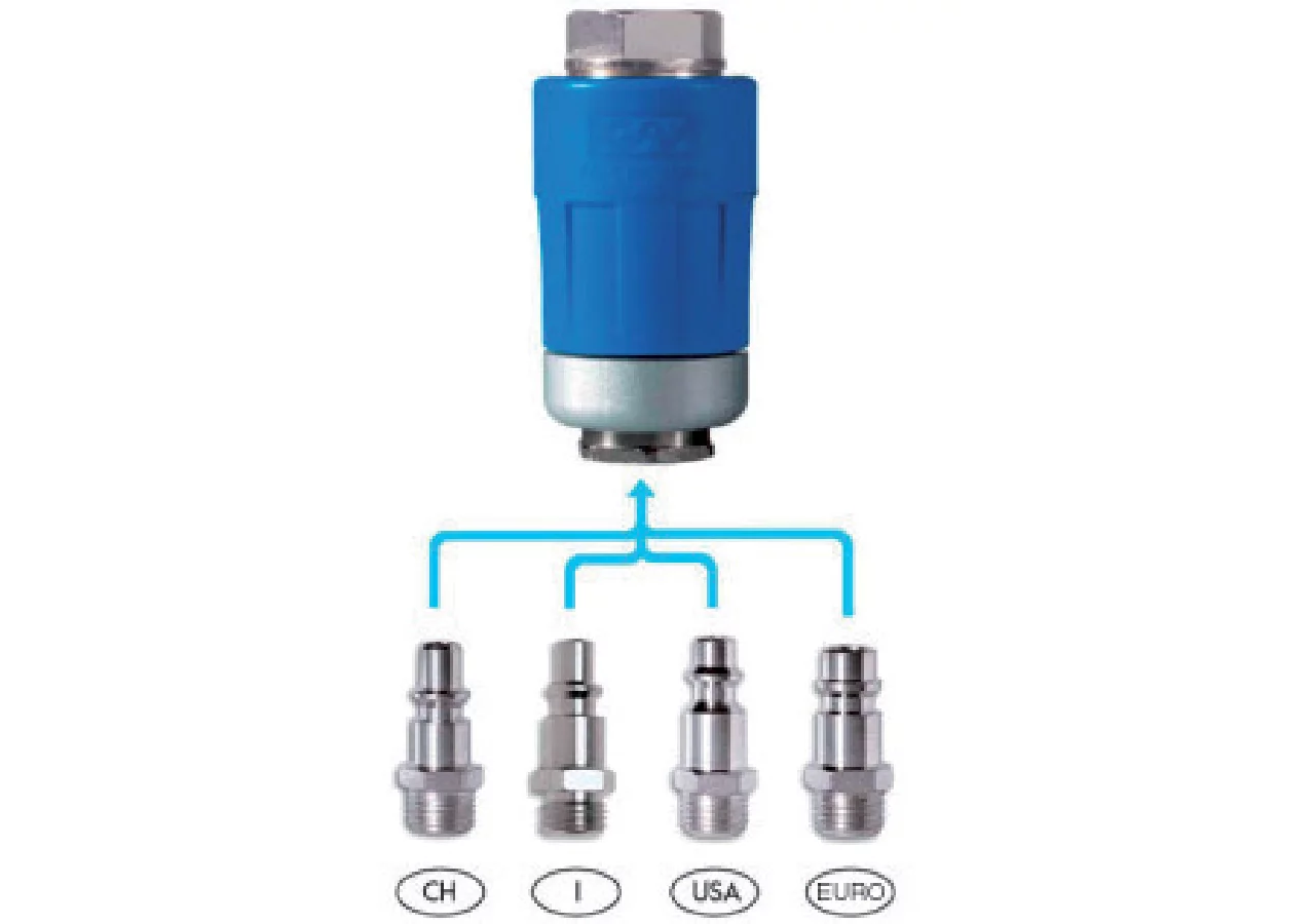 Verschlusskupplung Airblock AG3/8 Universal GartenShop24 - Hochwertige Gartengeräte