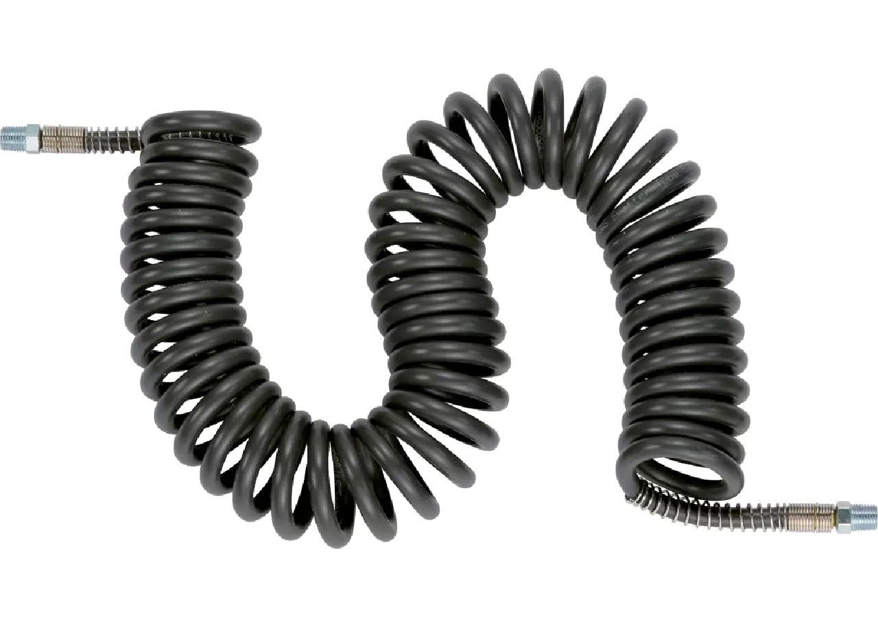 Spiralschlauch PVC / PU 6,5x12 G1/4 Anschluss 7,5 m GartenShop24 - Hochwertige Gartengeräte