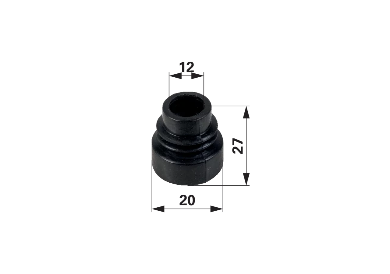 Faltenbalg zu CRV 60, Handhebel klein, Dm 12/20 mm GartenShop24 - Hochwertige Gartengeräte