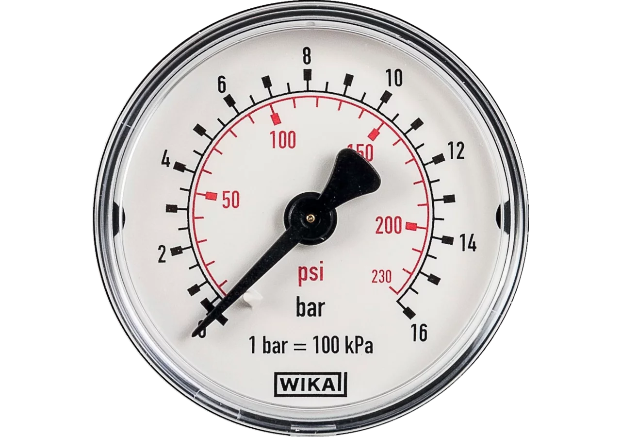 Manometer 16 bar, Dm 50 mm, G1/8, H GartenShop24