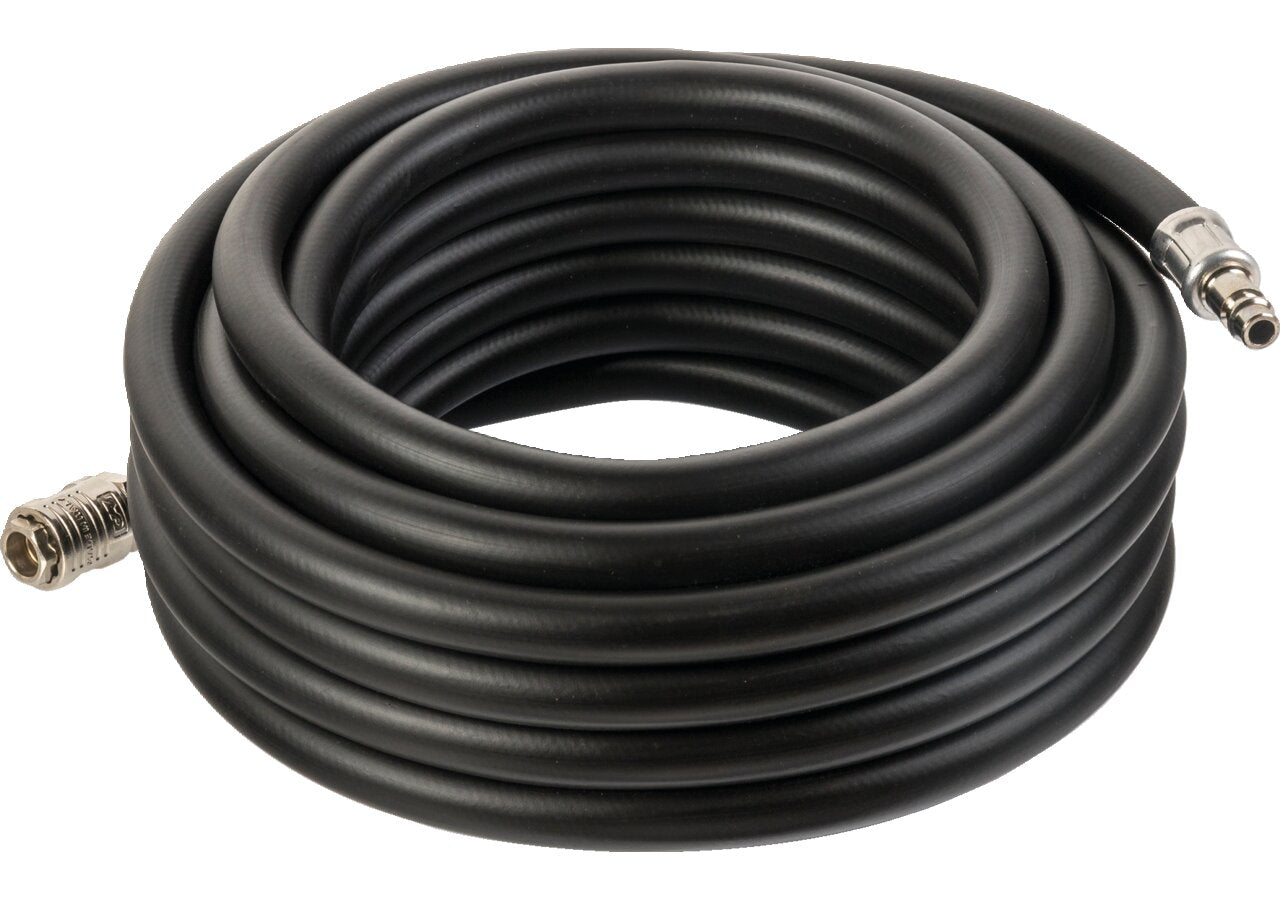 Druckluftschlauch Gummi 10 x 17 mit Kupplungen, 10 m GartenShop24 - Hochwertige Gartengeräte