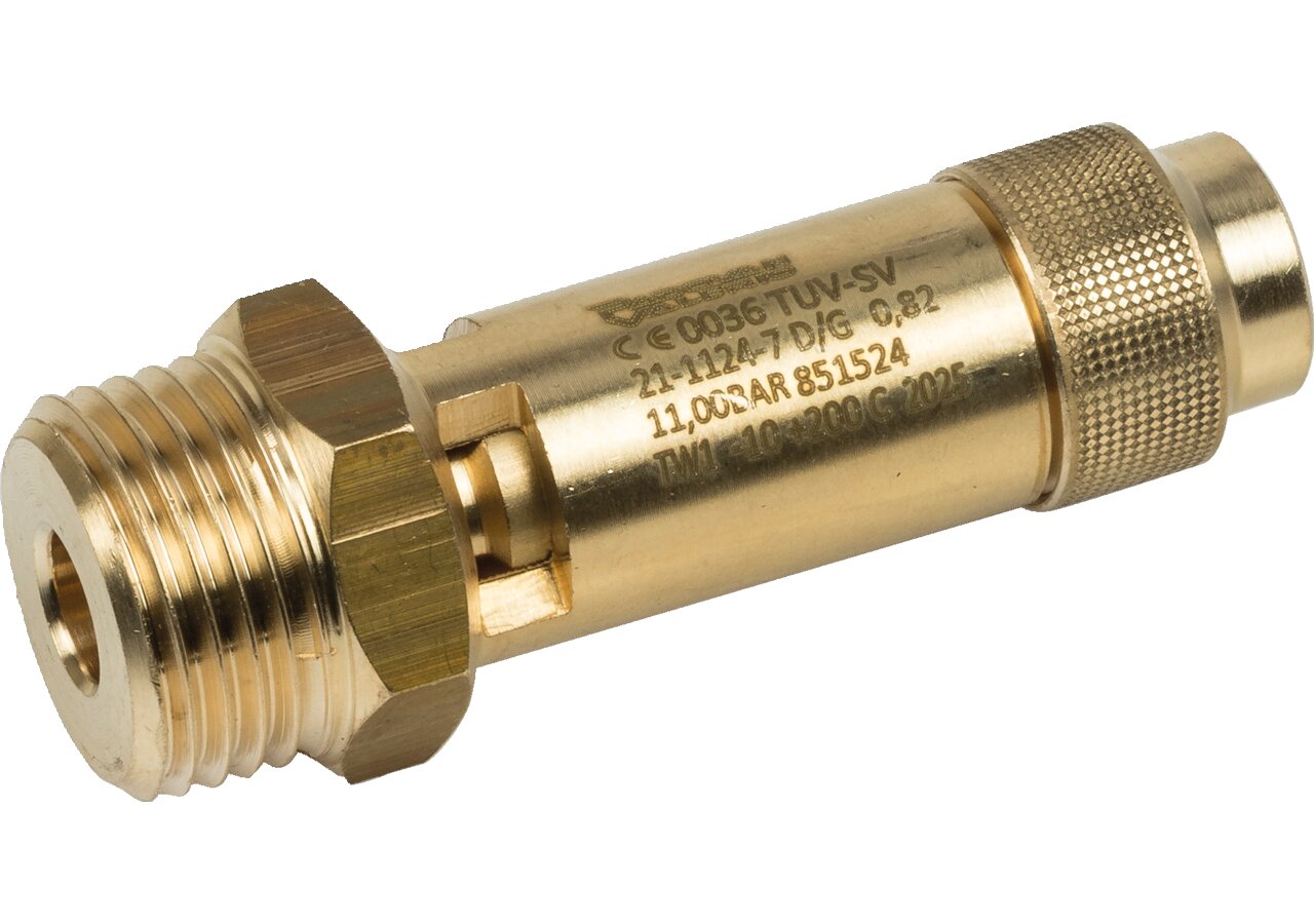 Sicherheitsventil 11 bar G 1/2 TÜV geprüft GartenShop24