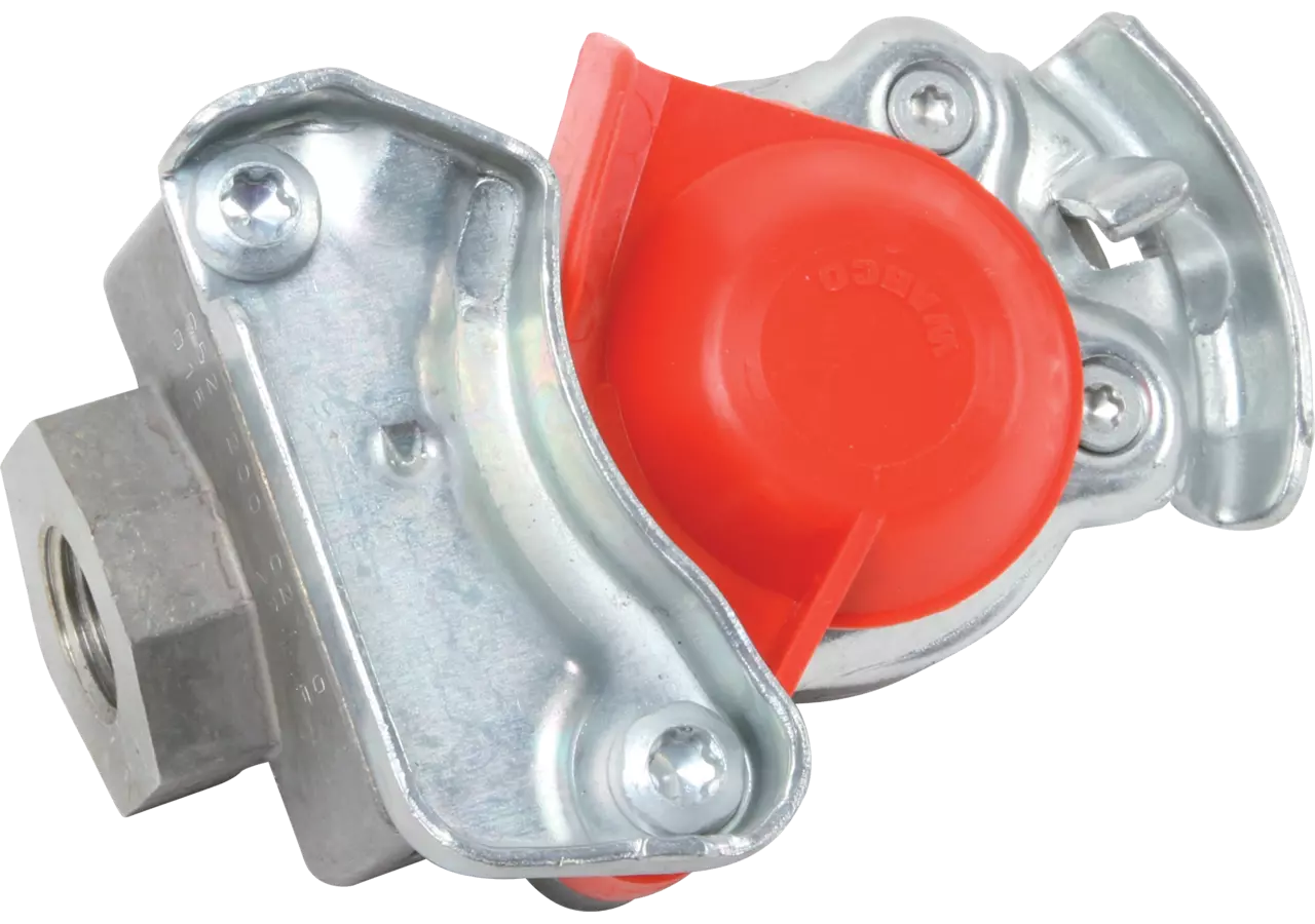 Kupplungskopf 2L Rot, ohne Ventil M16 x 1,5 Wabco 9522000210 Wabco