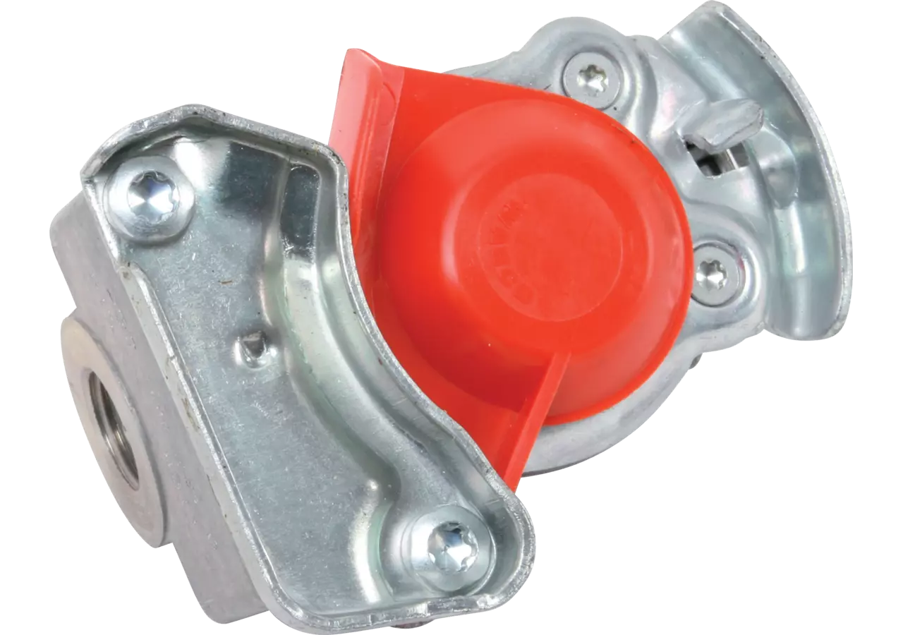 Kupplungskopf 2L Rot, mit Ventil M16 x 1,5 Wabco 9522002210 Wabco