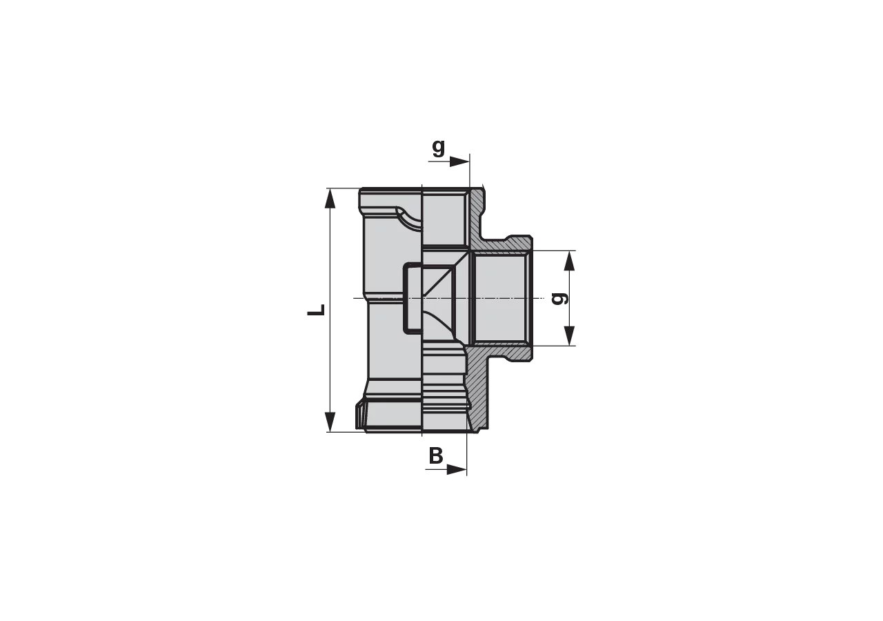 L-Aufsteckverschraubung C1, M16 x 1,5 Camozzi Automation