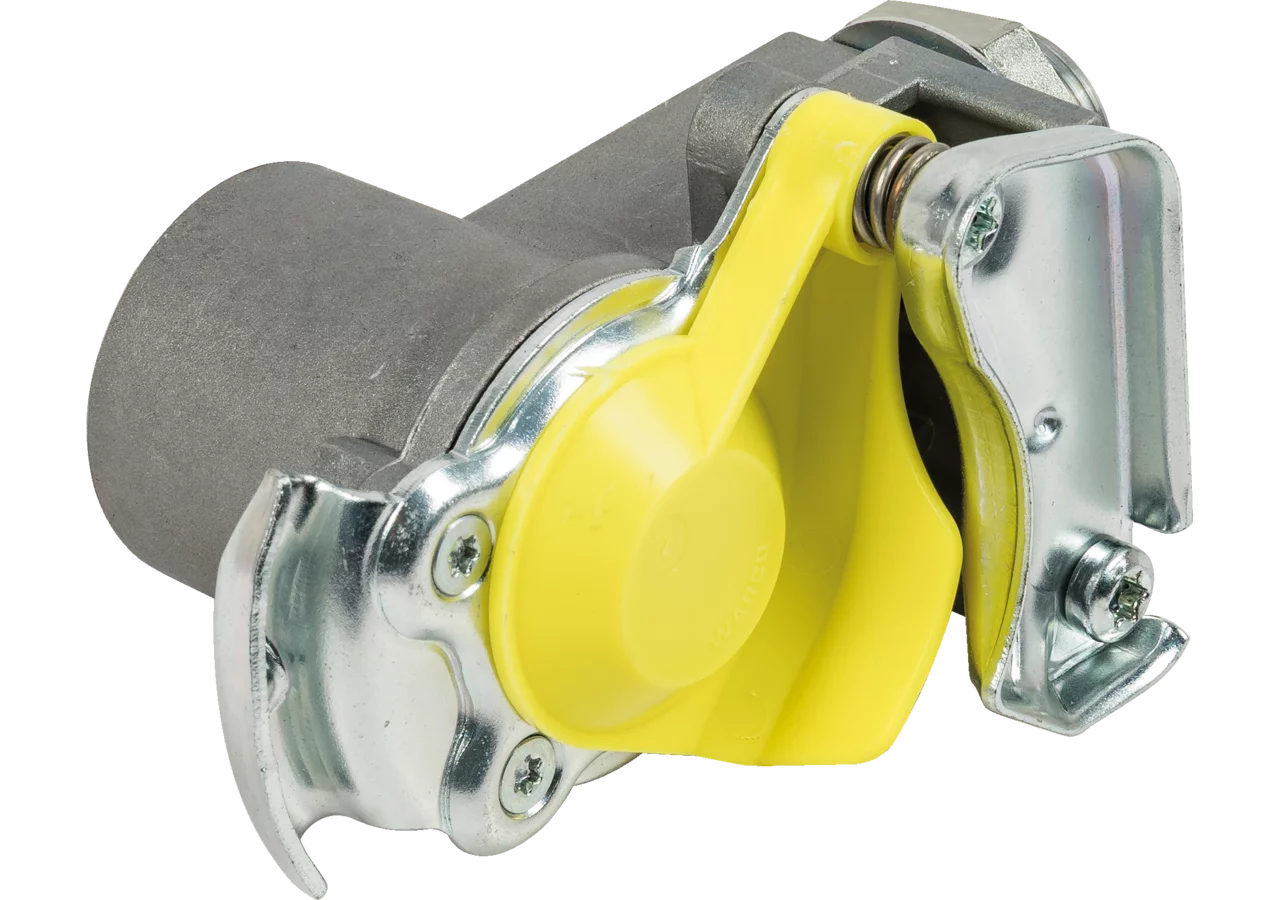Kupplungskopf 2L Gelb, ohne Ventil, mit Filter M16x1,5/M24x1,5 Wabco 9522010010 Wabco