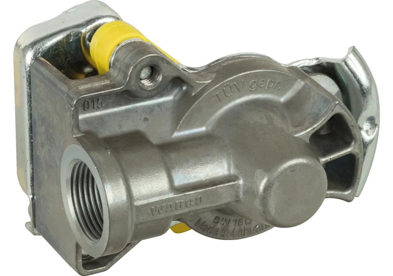 Kupplungskopf 2L Gelb, mit Ventil M22 x 1,5 Wabco 4522002120 Wabco