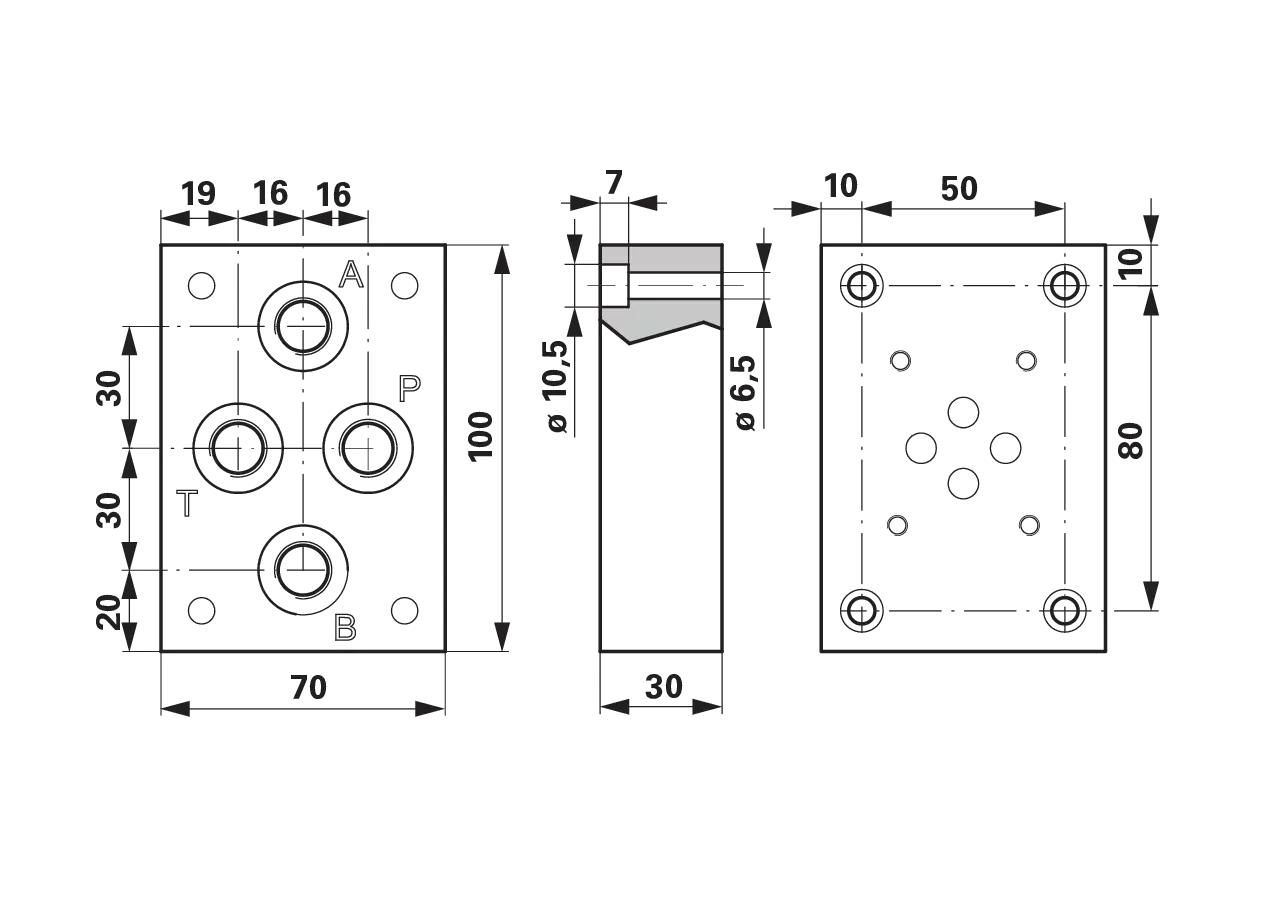 Anschlussplatte NG06 G1/2 GartenShop24 - Hochwertige Gartengeräte