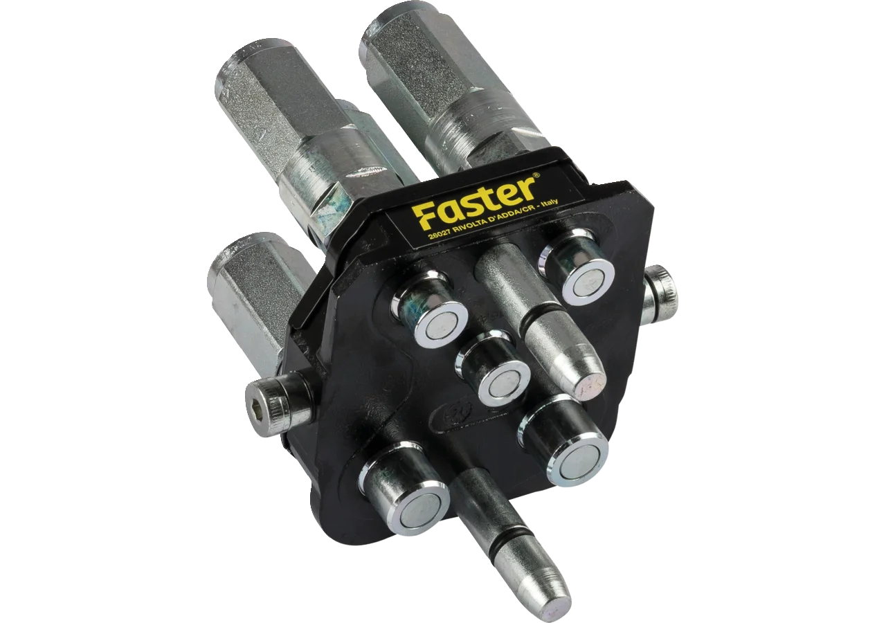 Multikuppler 3P5065 3x 1/4 + 2x 3/8 Mobilteil UDK Faster
