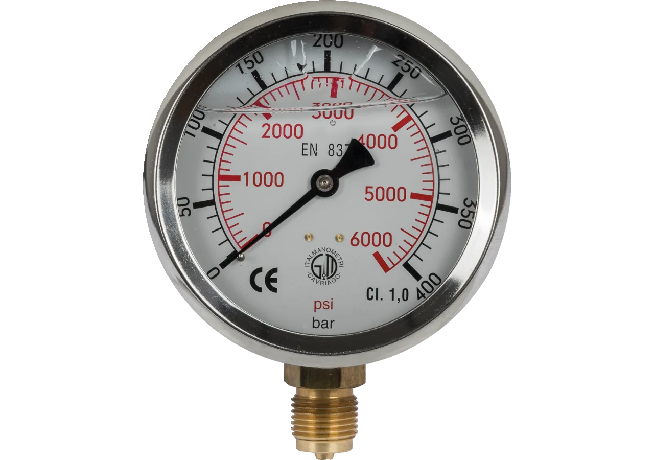 Manometer 400 bar, Dm 100 mm, G1/2 U GartenShop24 - Hochwertige Gartengeräte