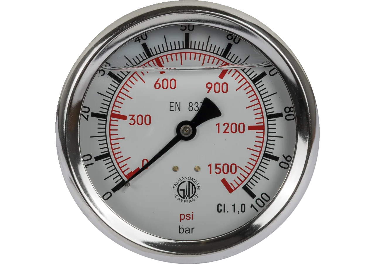 Manometer 100 bar, Dm 100 mm, G1/2 H GartenShop24 - Hochwertige Gartengeräte