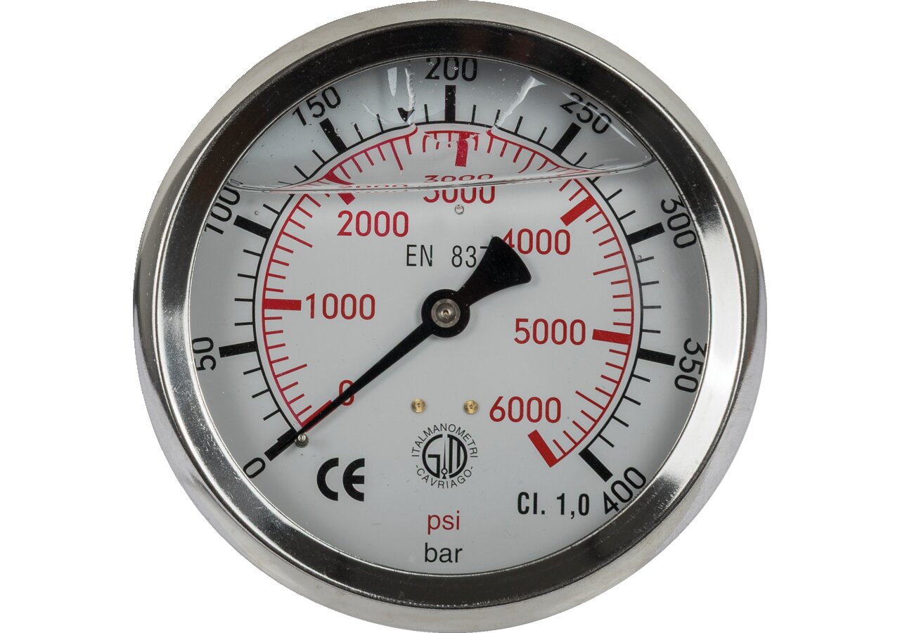 Manometer 400 bar, Dm 100 mm, G1/2 H GartenShop24 - Hochwertige Gartengeräte