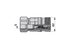 Flachschraubkupplung Muffe TLX BG 3/4, IG 1 Cejn