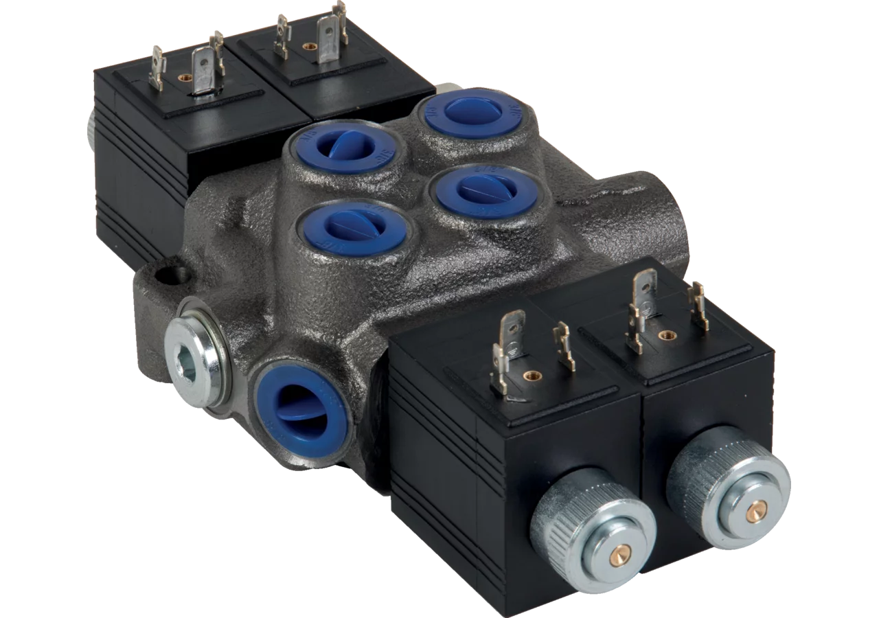 Monoblockventil DNM35/2, 1 x 001, 1 x 005, 12 V DC Bondioli & Pavesi