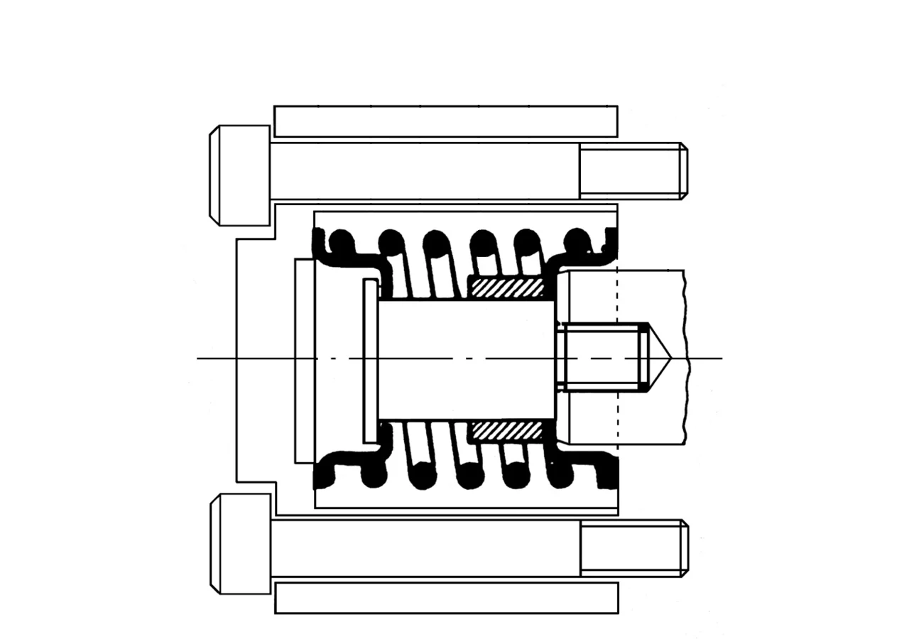 Federzentrierung ML DN85 Bondioli & Pavesi