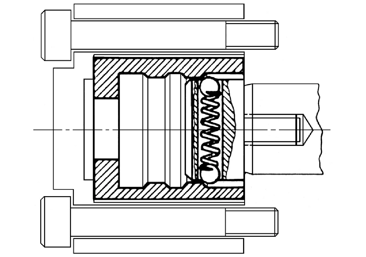Rastung 1-0-2 zu DN85 Bondioli & Pavesi