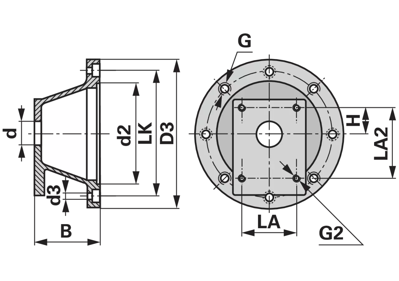 Pumpenträger Dm 300 BG3 Pumpenträger für E-Motor 5,50 GartenShop24 - Hochwertige Gartengeräte