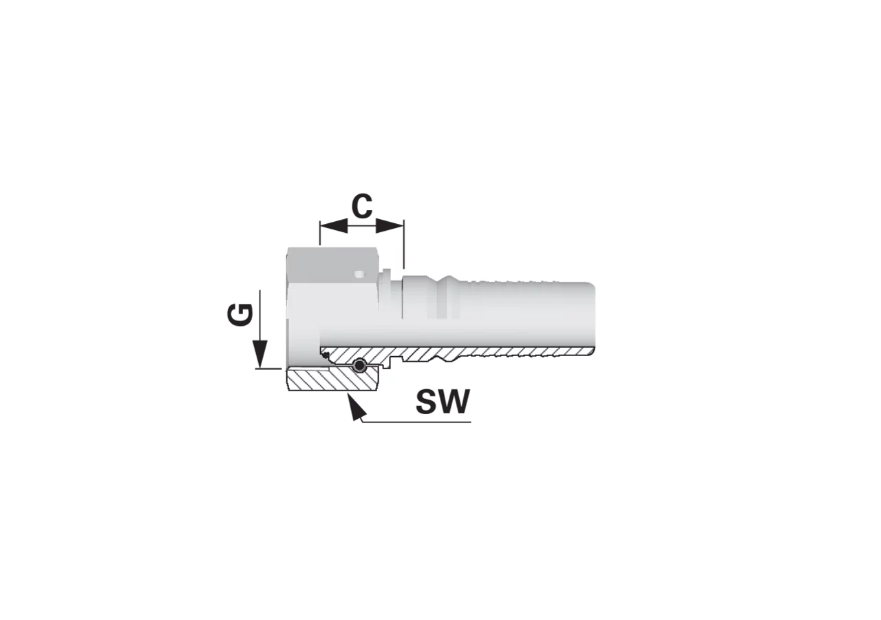 Dichtkegel DKOR IL-EVO DN32 1 1/4 Interlock EVO Alfagomma