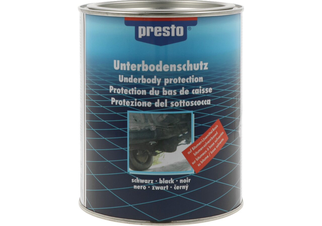 presto Unterbodenschutz streichbar schwarz 1,3 kg presto