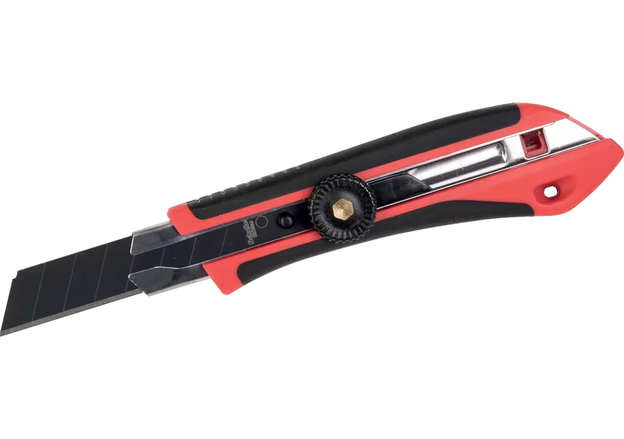 Universalmesser Samurai Secure Black 18 mm mit Feststellschraube GartenShop24 - Hochwertige Gartengeräte