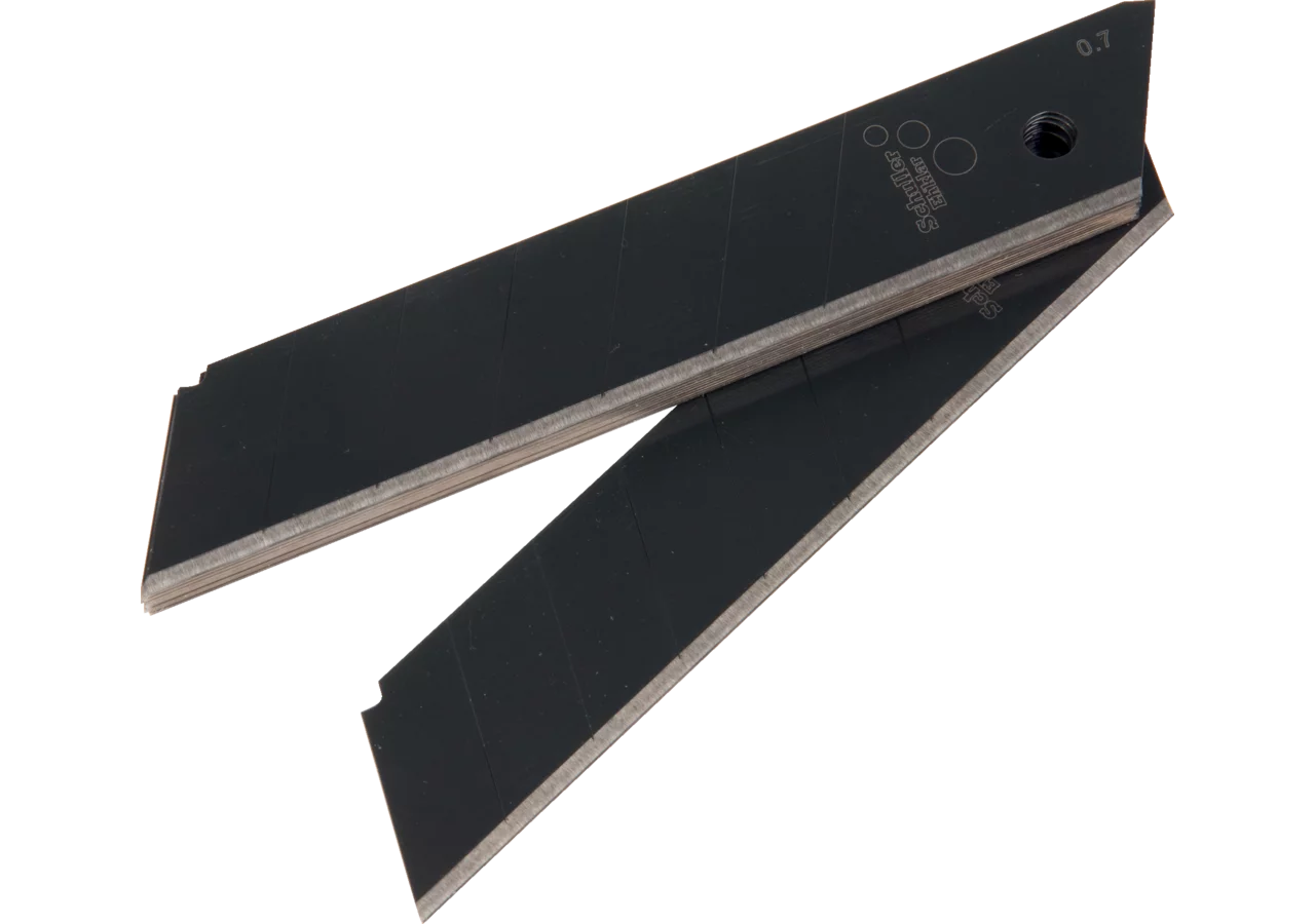 Ersatzklingen Samurai Ran Black 25 mm 10 Stück im Köcher GartenShop24