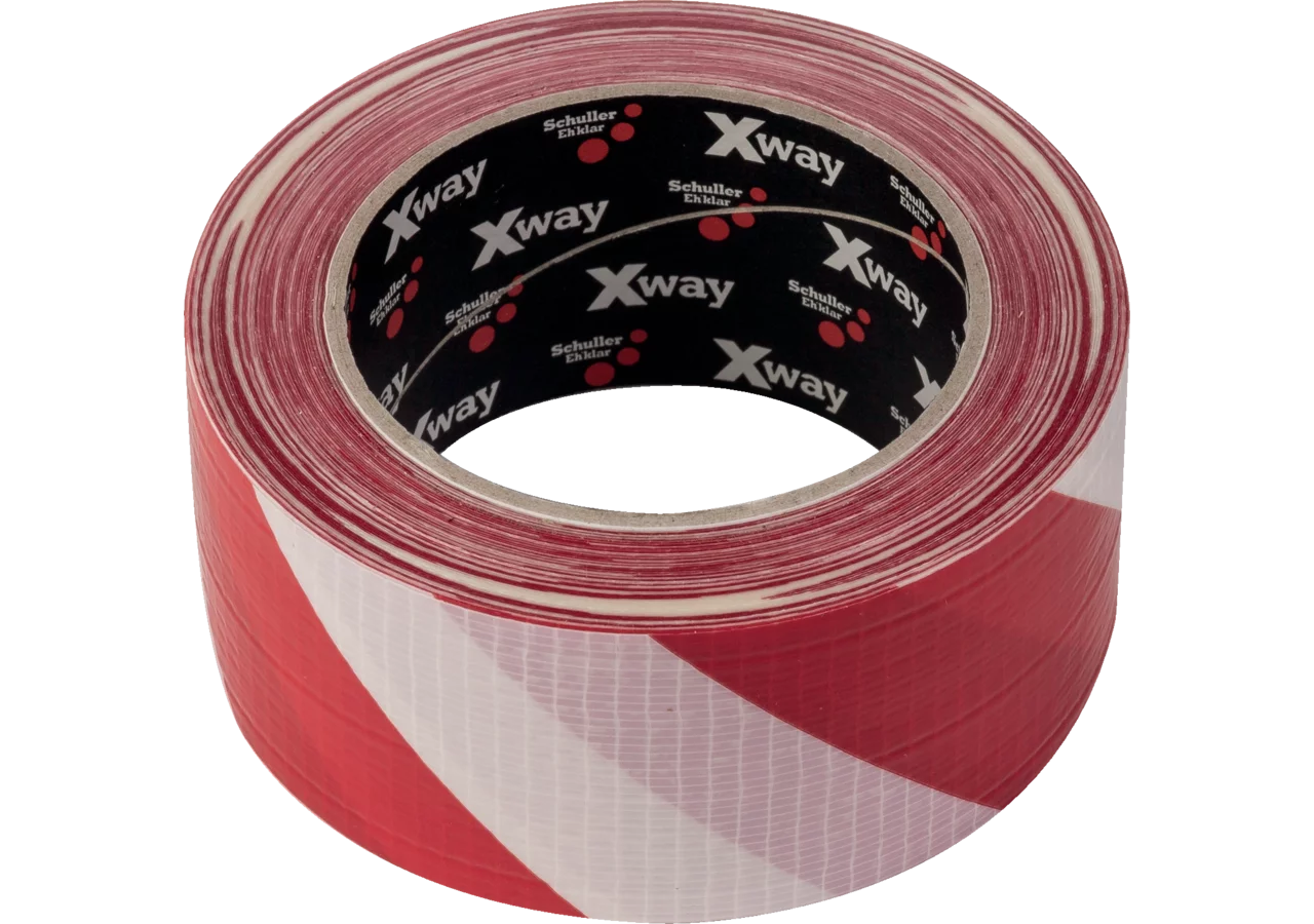 Warnklebeband weiß/rot, 50 mm x 33 m GartenShop24