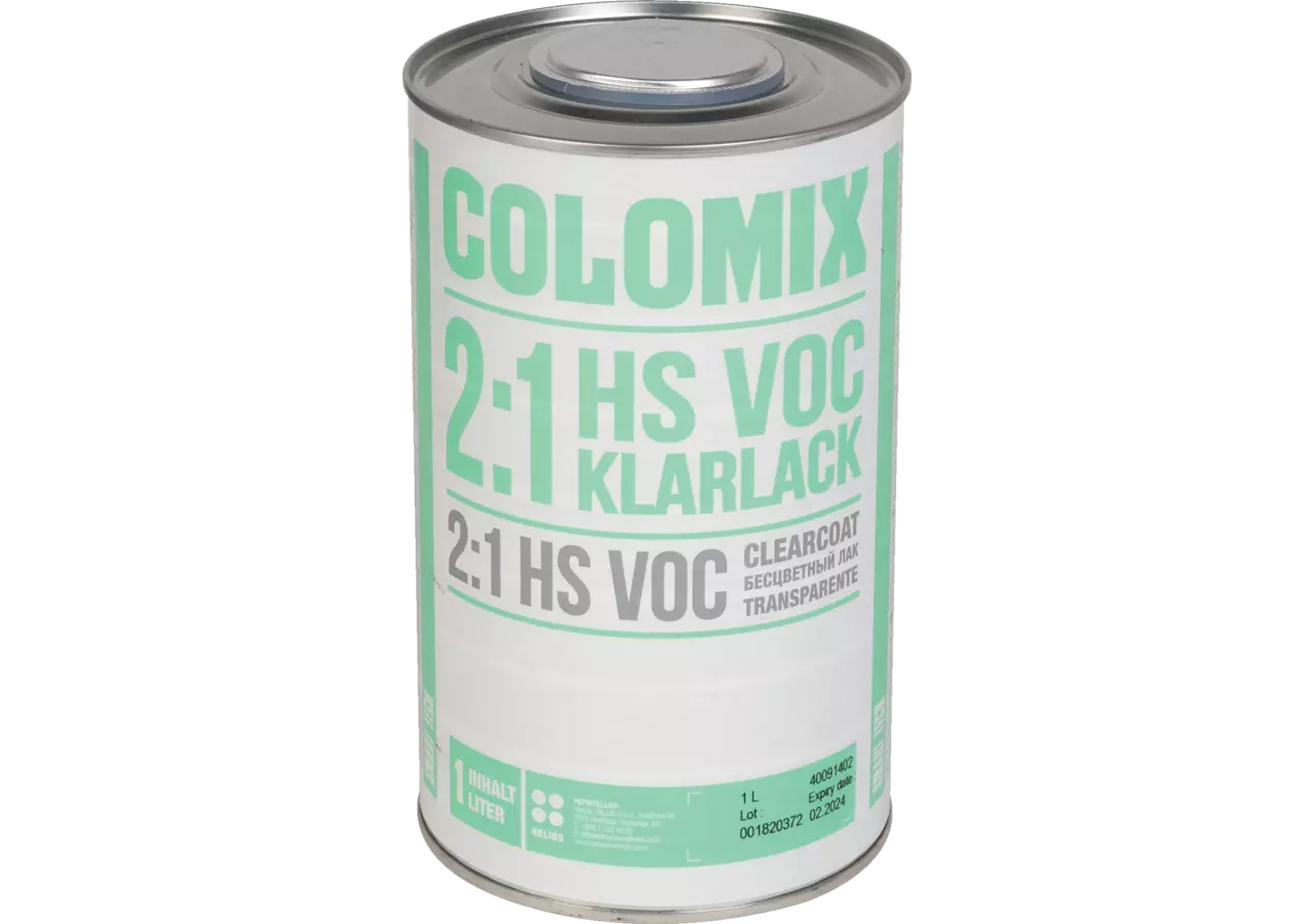 Klarlack Colomix-2K-HS, Universal farblos, 1 Liter Colomix