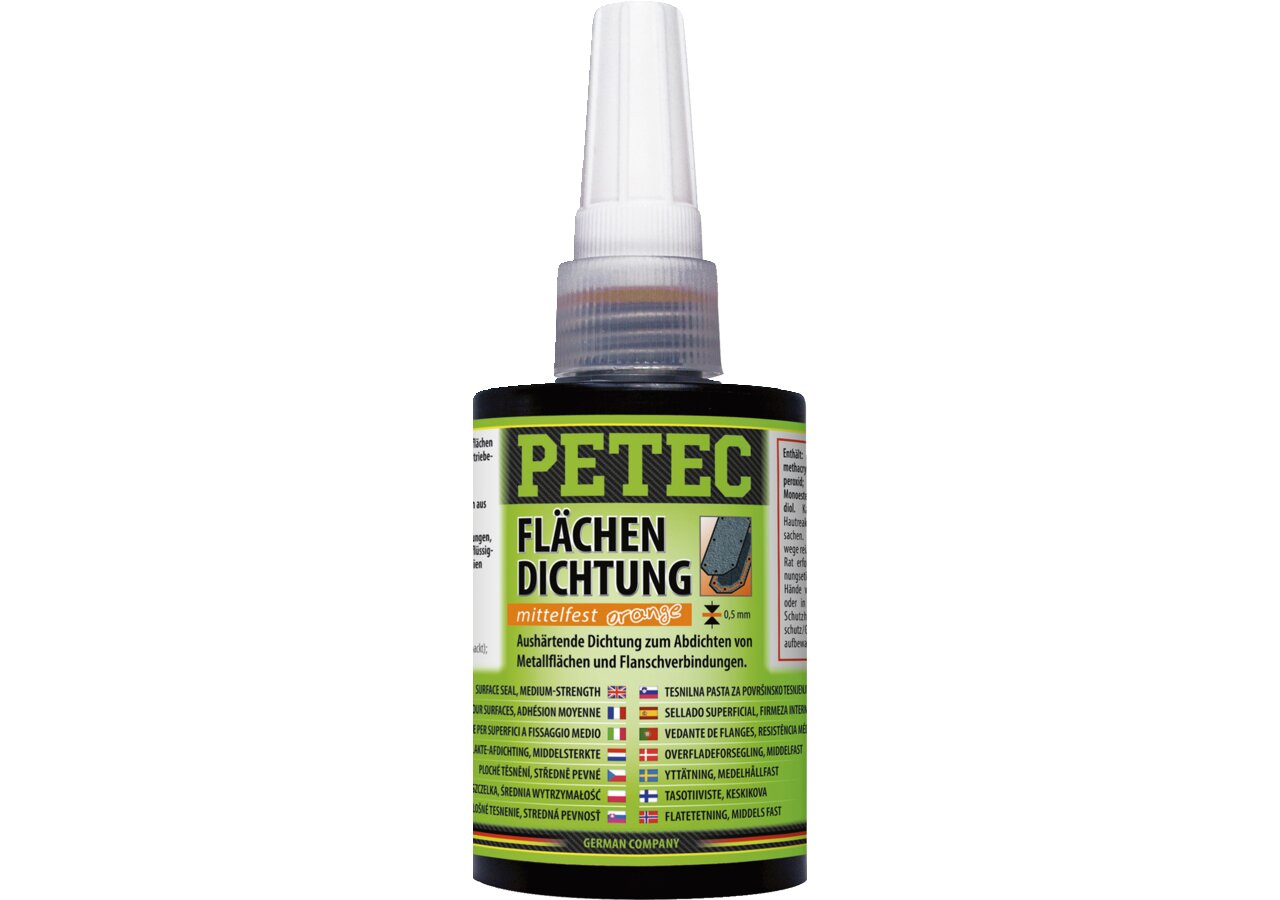 Flächendichtung orange, mittelfest, 75 ml PETEC