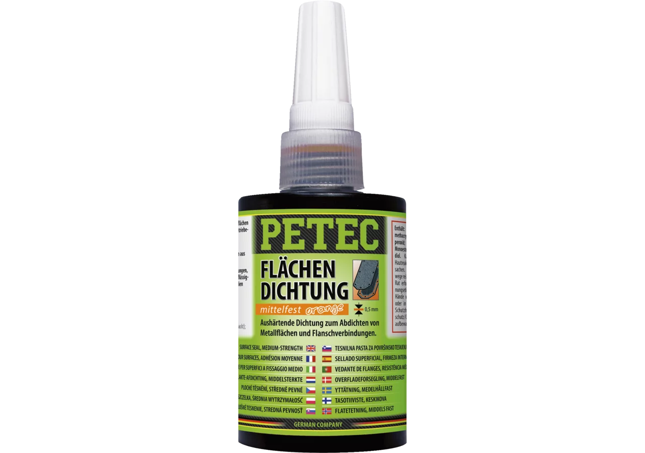Flächendichtung orange, mittelfest, 75 ml PETEC