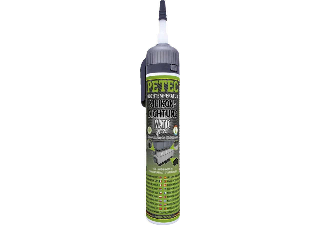 Hochtemperatursilikondichtung MATIC grau, 200 ml Spraydose PETEC