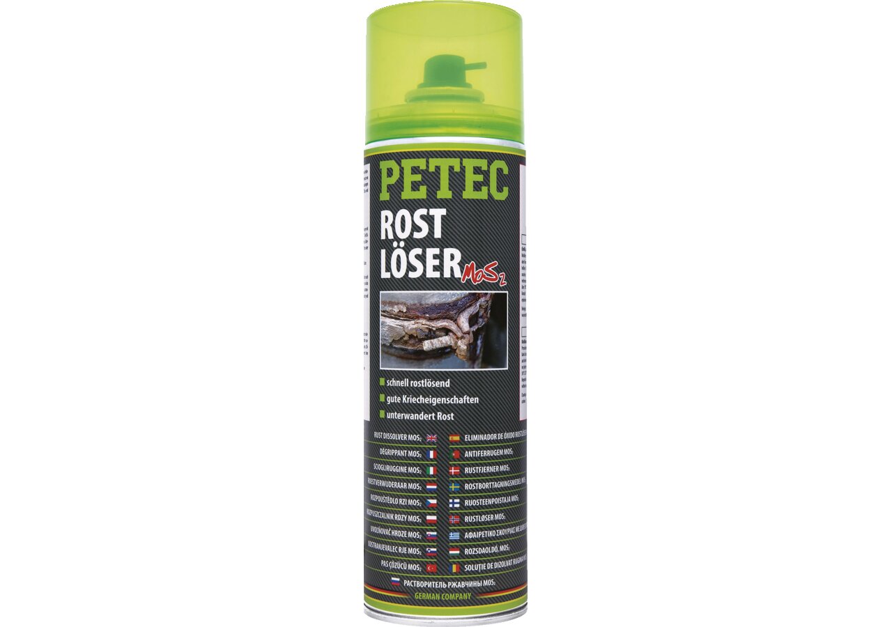 Rostlöser mit MOS2, 500 ml Spraydose PETEC