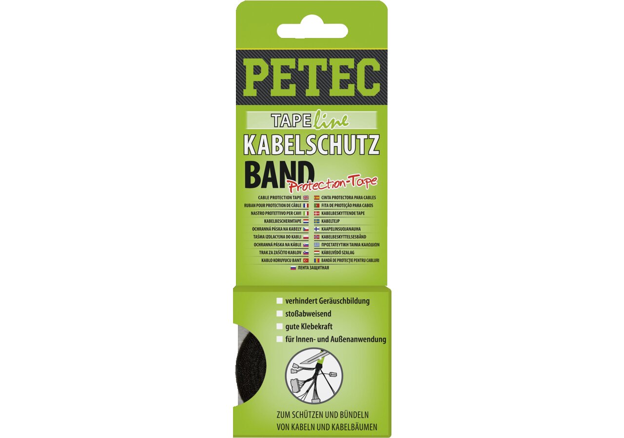 Kabelschutzband 19 x 0,3 mm x 10 m PETEC