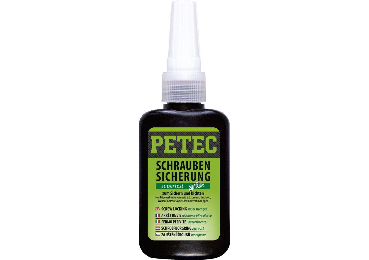 Schraubensicherung superfest grün, 50 g PETEC