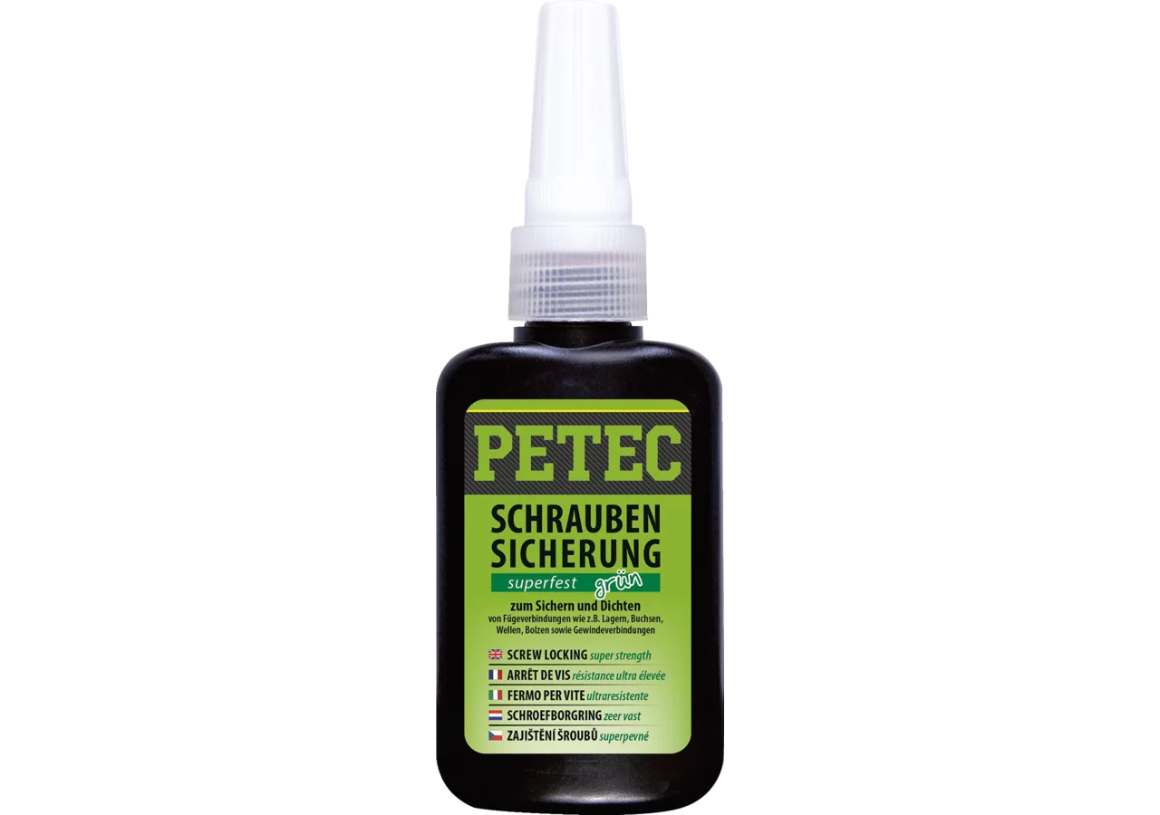 Schraubensicherung superfest grün, 50 g PETEC