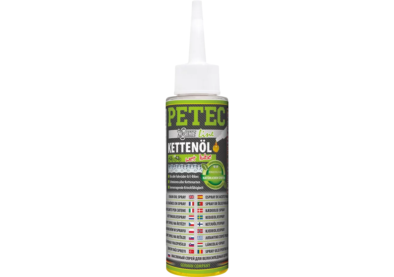 Kettenöl Wet Lube, 100 ml Tropfflasche PETEC