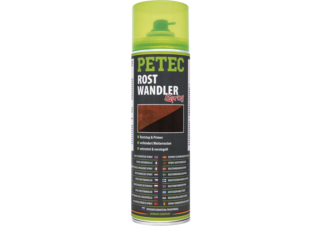 Rostumwandler Acrylbasis schwarz 500 ml, Spraydose PETEC