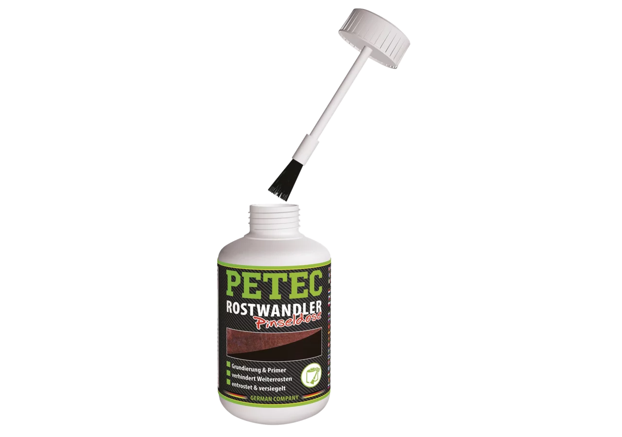 Rostumwandler Wasserbasis schwarz 250 ml, Pinseldose PETEC