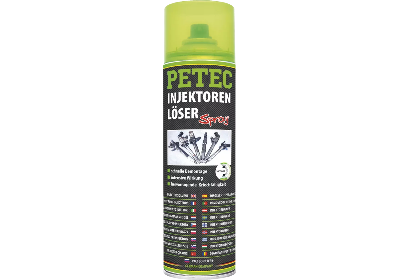 Injektorenlöser transparent 500 ml, Spraydose PETEC
