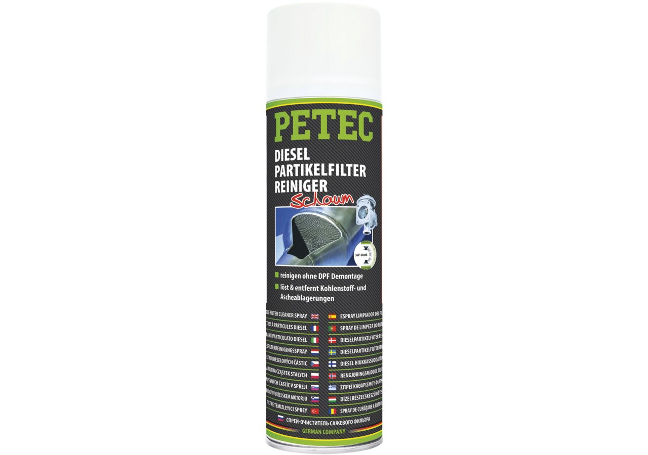 Dieselpartikelfilterreiniger DPF-Schaum weiß 400 ml, Spraydose PETEC