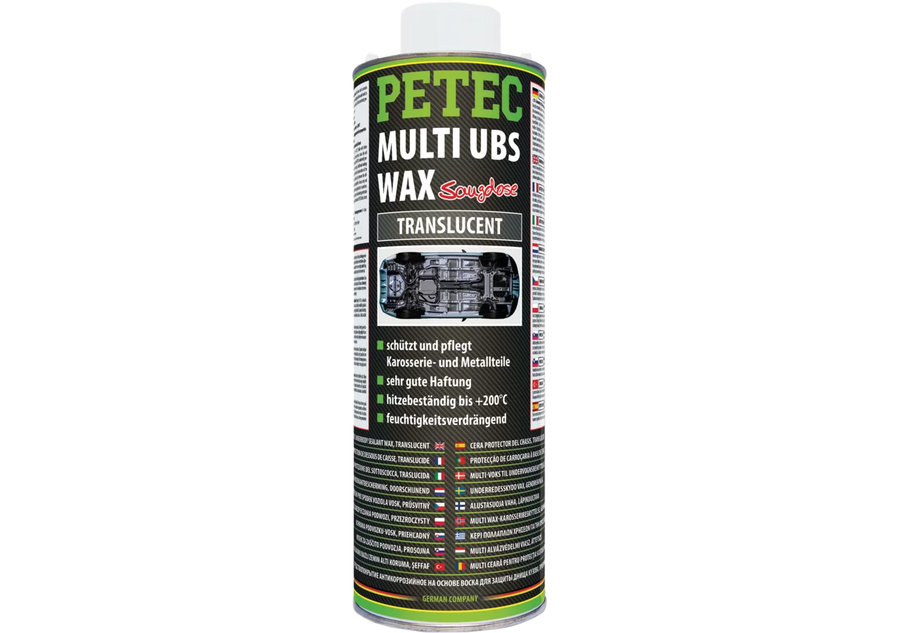 Korrosionsschutzwax Multi UBS-Wax transparent 1 Liter, Eurodose PETEC