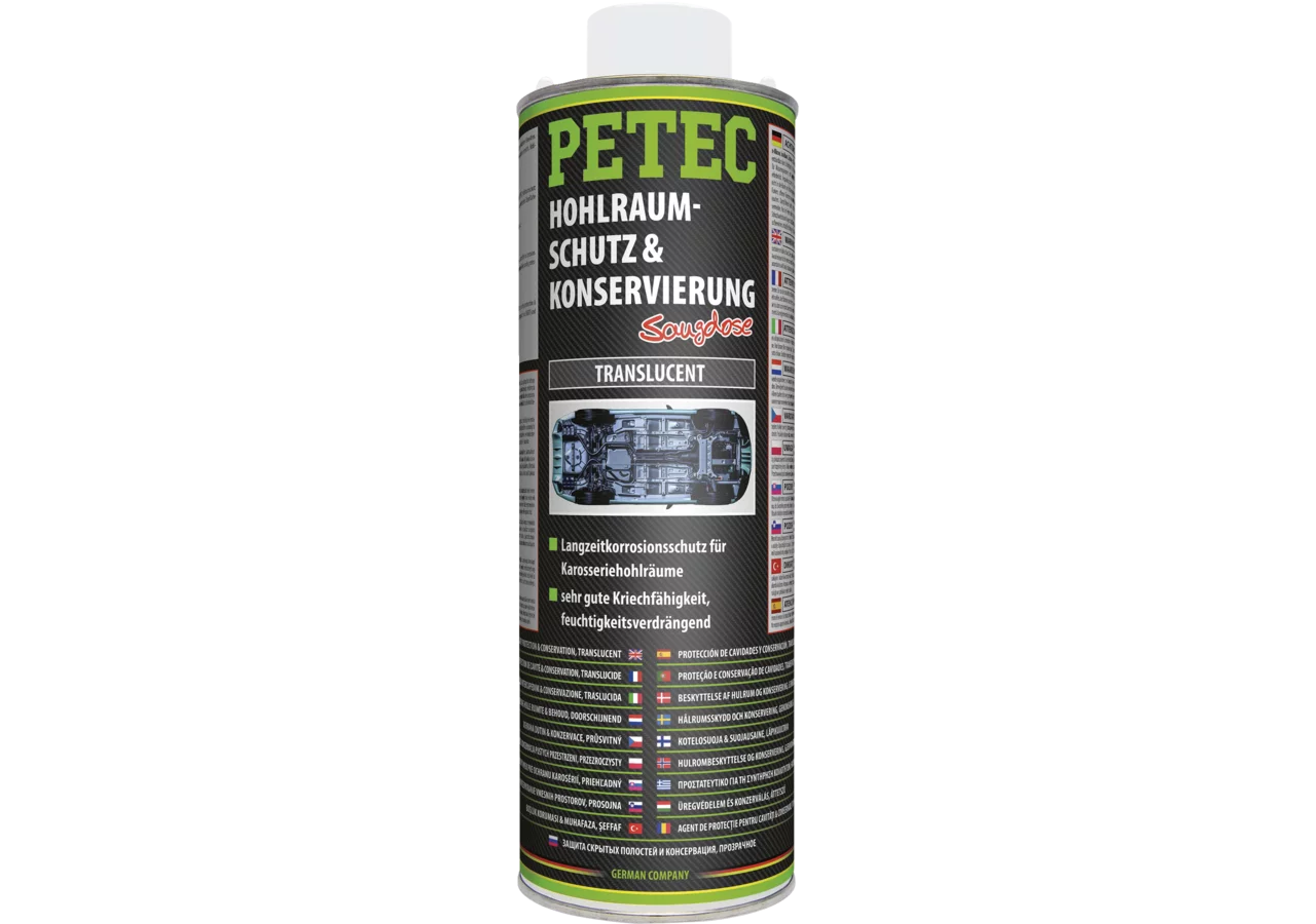Hohlraumschutz und Konservierung transparent 1 Liter, Eurodose PETEC